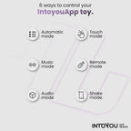 IY - Couple Toy Vibrator met app - Lila