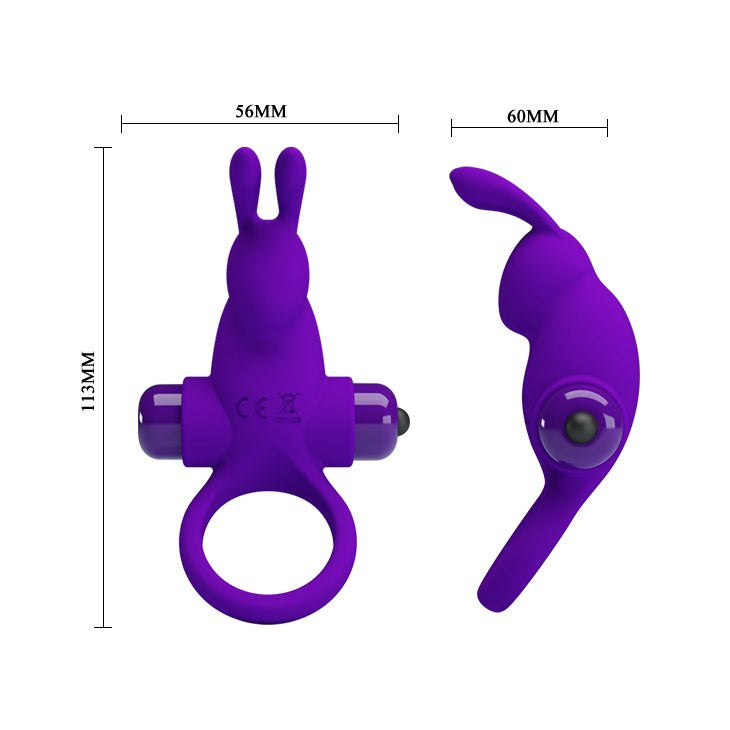 Pretty Love Vibrating Rabbit Cock Ring