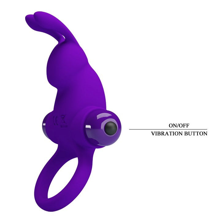 Pretty Love Vibrating Rabbit Cock Ring