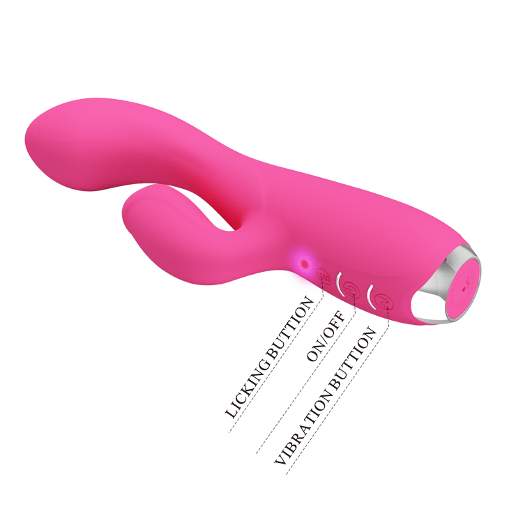 Pretty Love Vibrator Met Tong Gloria Roze
