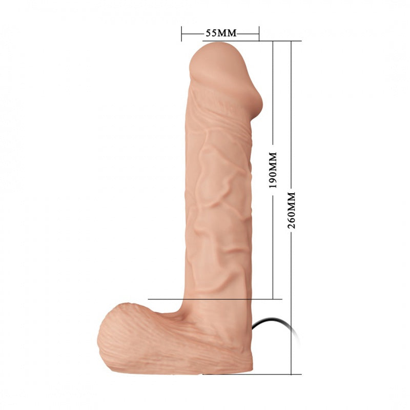 STRAP ON VIBRATOR ULTRA PASSIONATE HARNESS 10.2