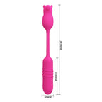 PRETTY LOVE - PINK SILICONE VIBRATING BULLET