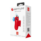 Pretty Love Magic Devil Vinger Vibrator Rood