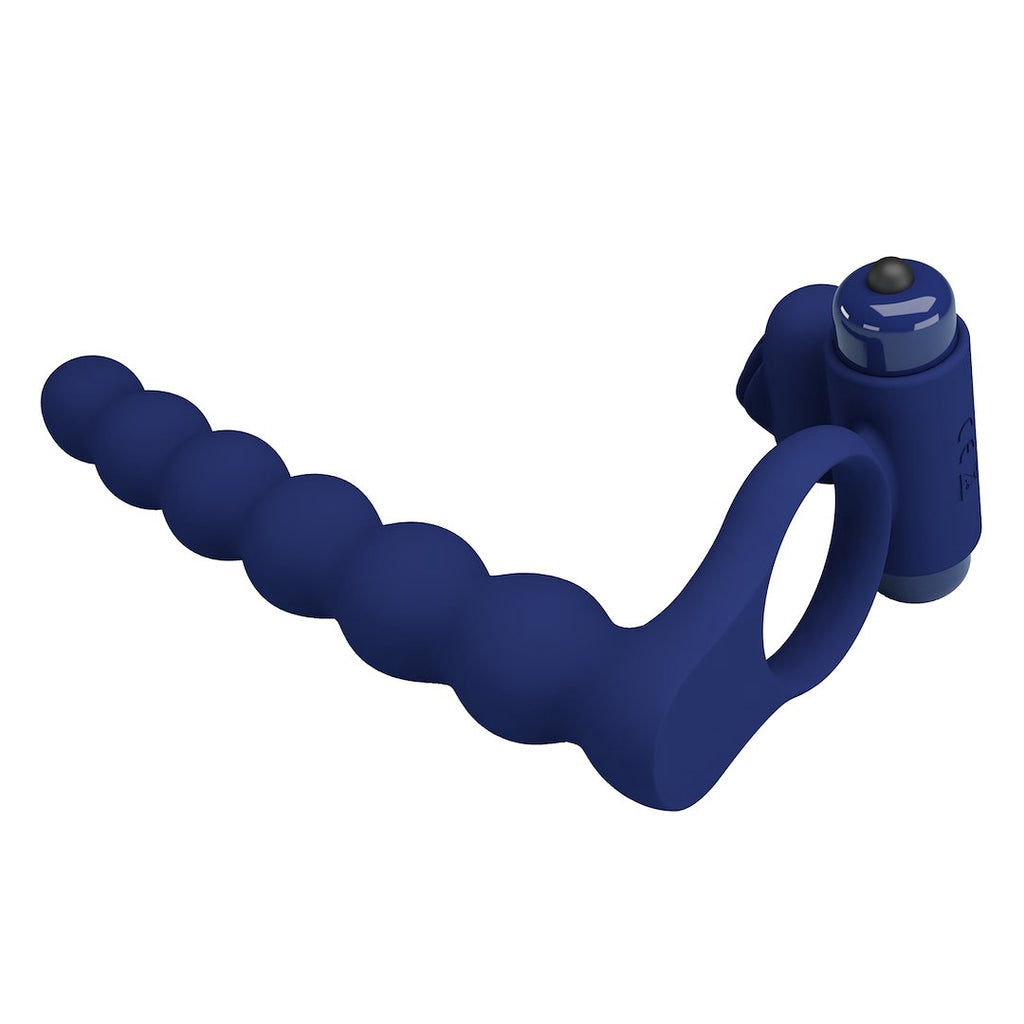 PrettyLove Vibrerende Cockring Met Plug Ajmal