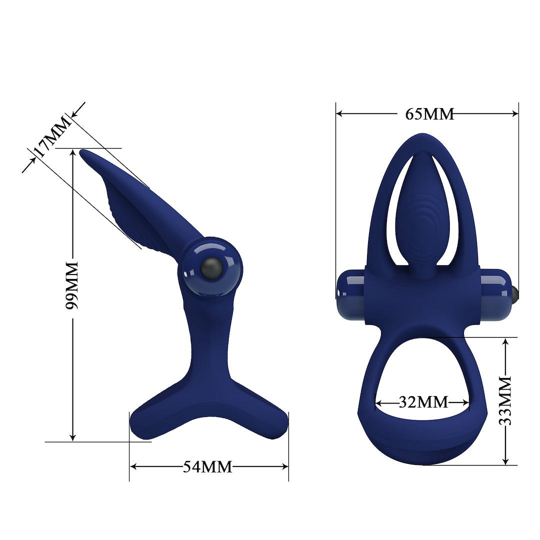 LoveToy Vibrerende Cockring Mat