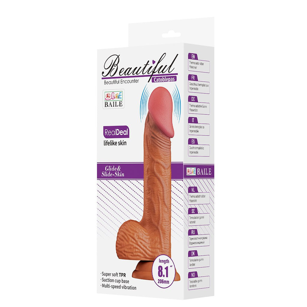Baile-Catoblepas Realistische Vibrator 20,6 CM met Afstandbediening