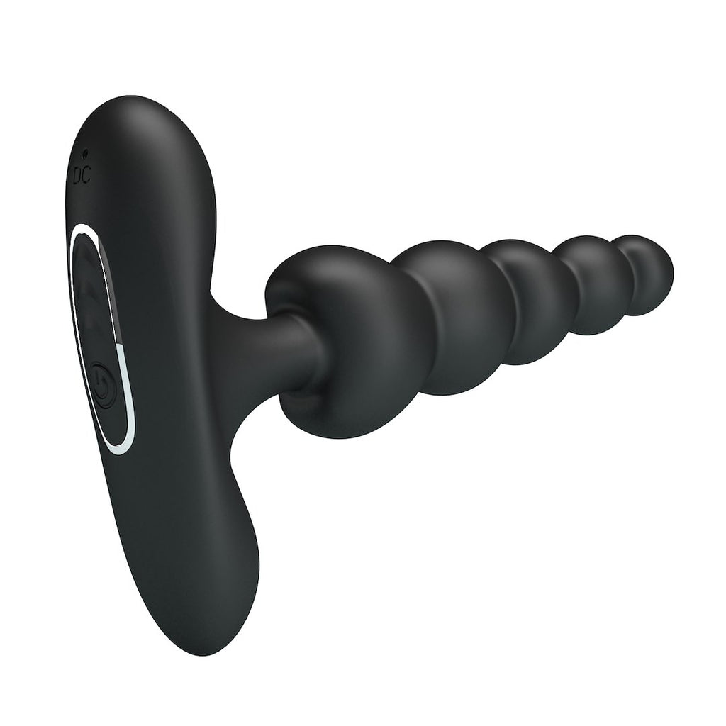 Pretty Love – Corban – Anale Kralen Vibrator – Zwart
