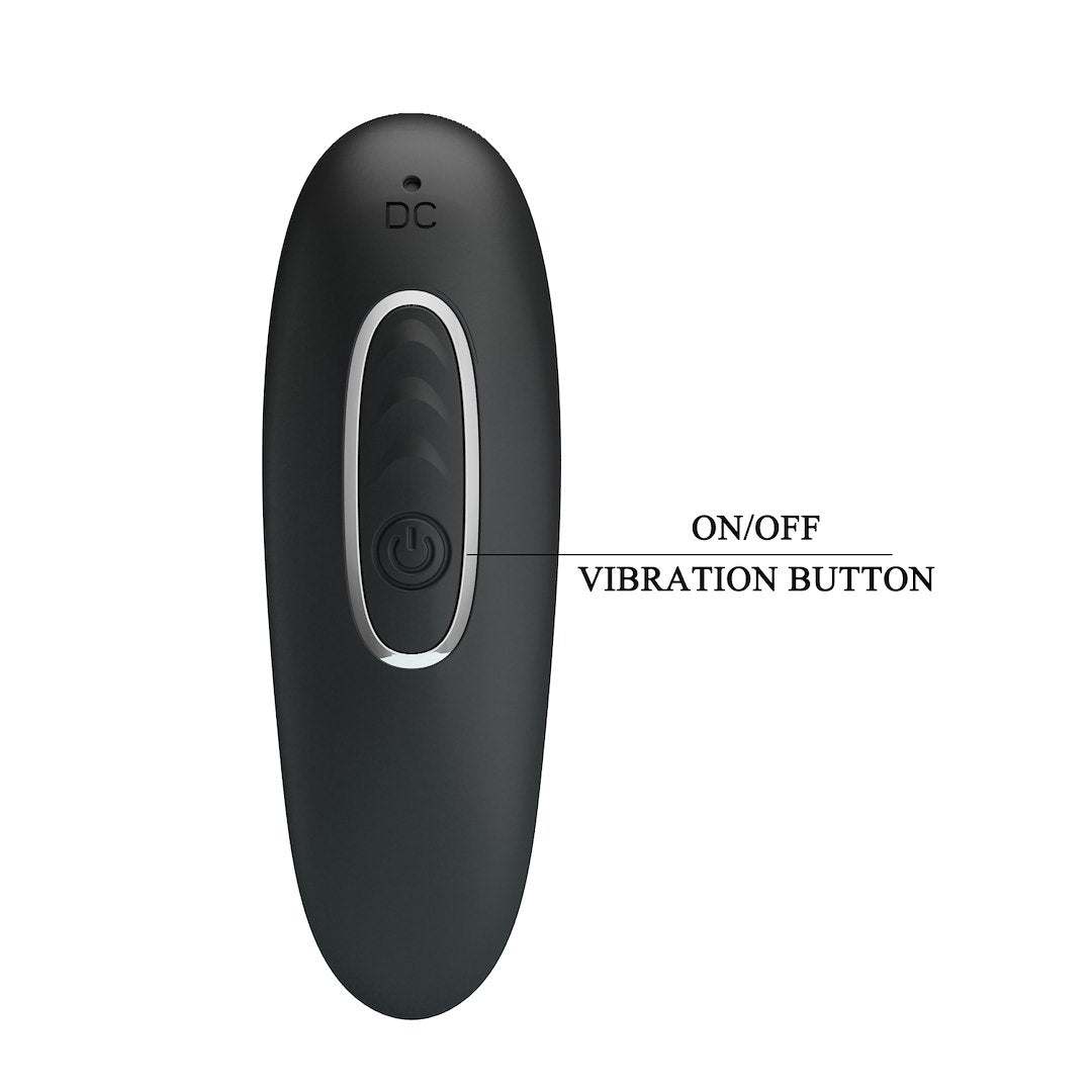 Pretty Love – Corban – Anale Kralen Vibrator – Zwart