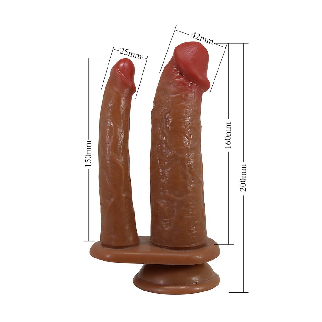 Pretty Love Hulbert Dubbele Dildo Met Vibratie