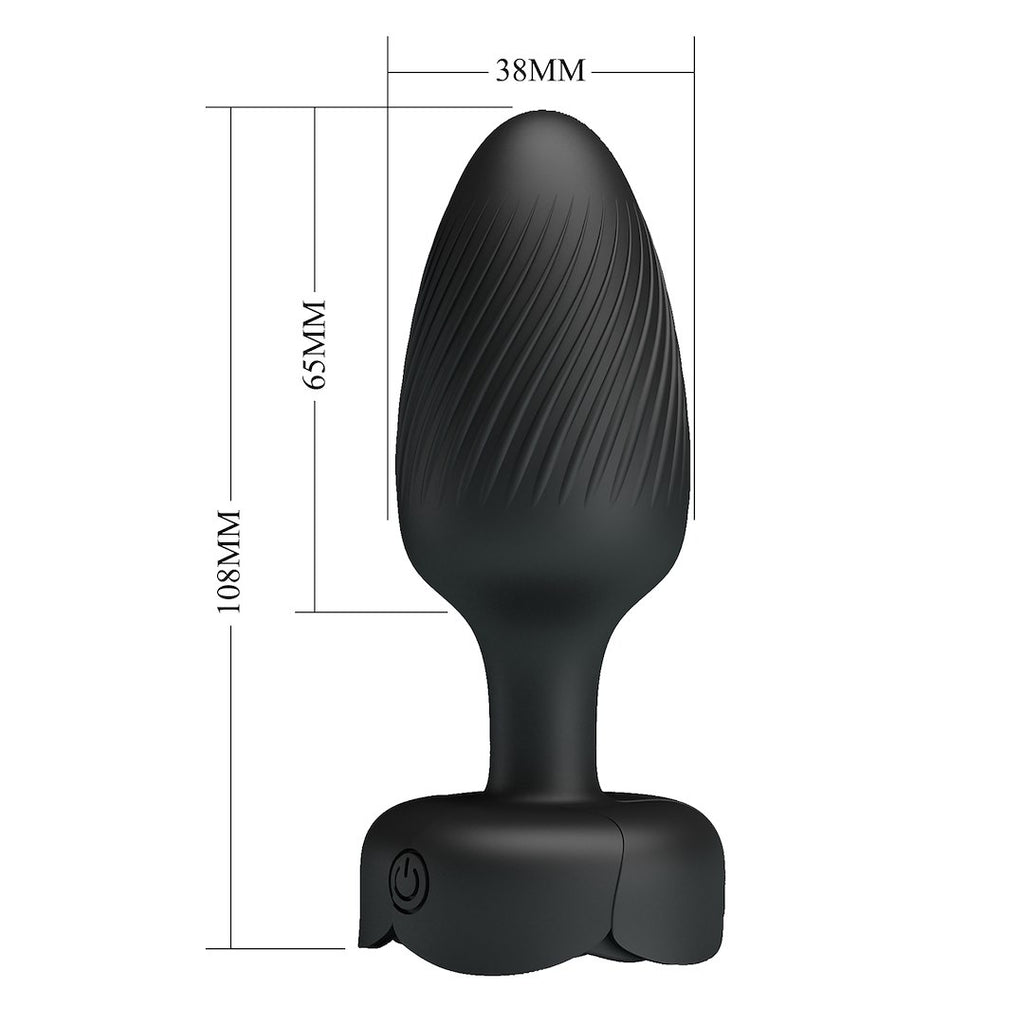 Pretty Love Varian Kleurveranderde Lichtgevende Buttplug Zwart