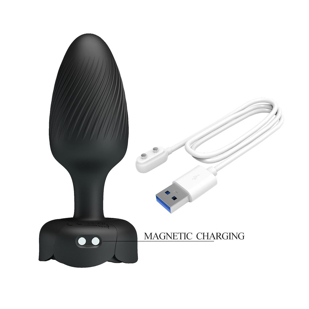 Pretty Love Varian Kleurveranderde Lichtgevende Buttplug Zwart