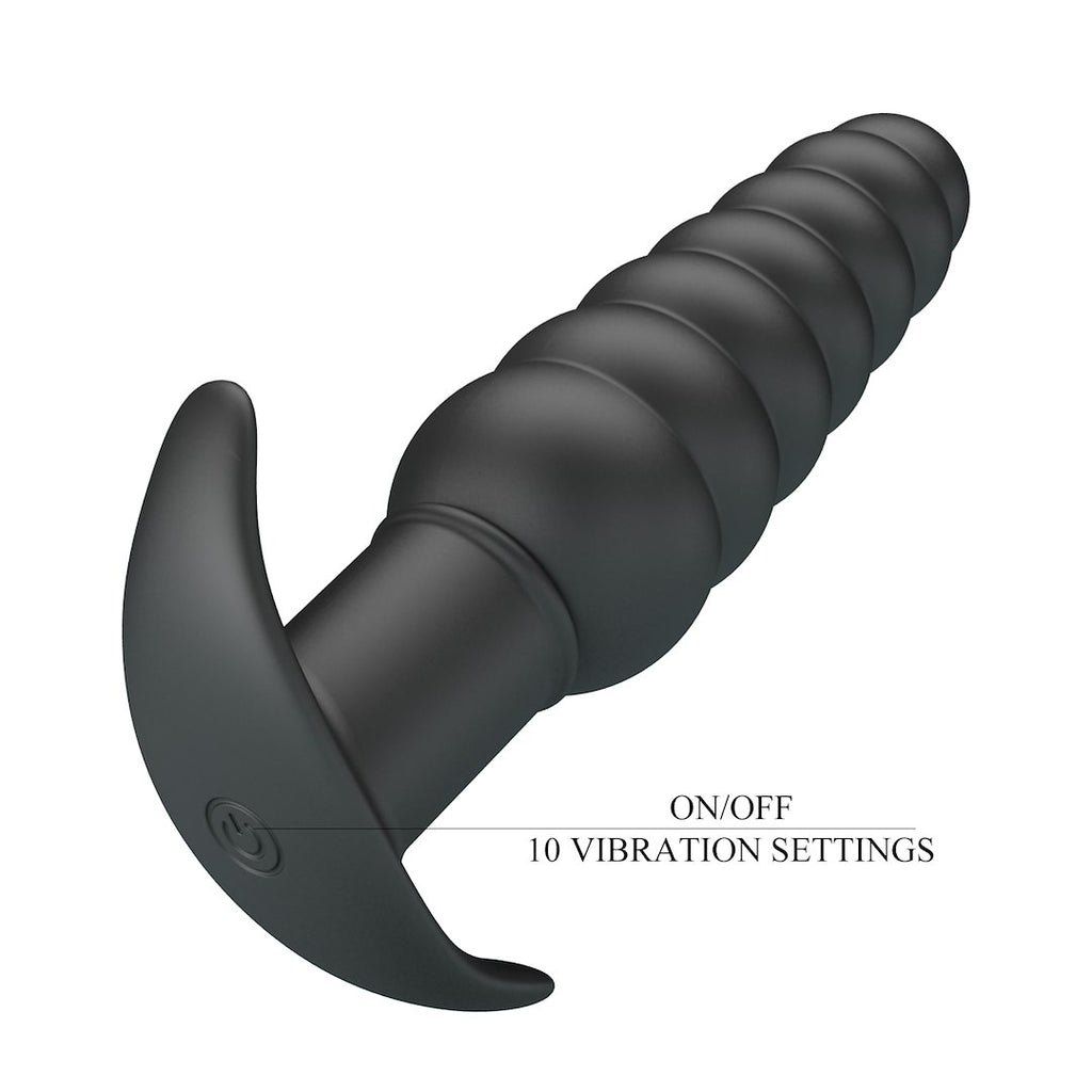 Pretty Love Aeolis Vibrerende Anale Plug Advanced Siliconen met 10 Vibratiemodi