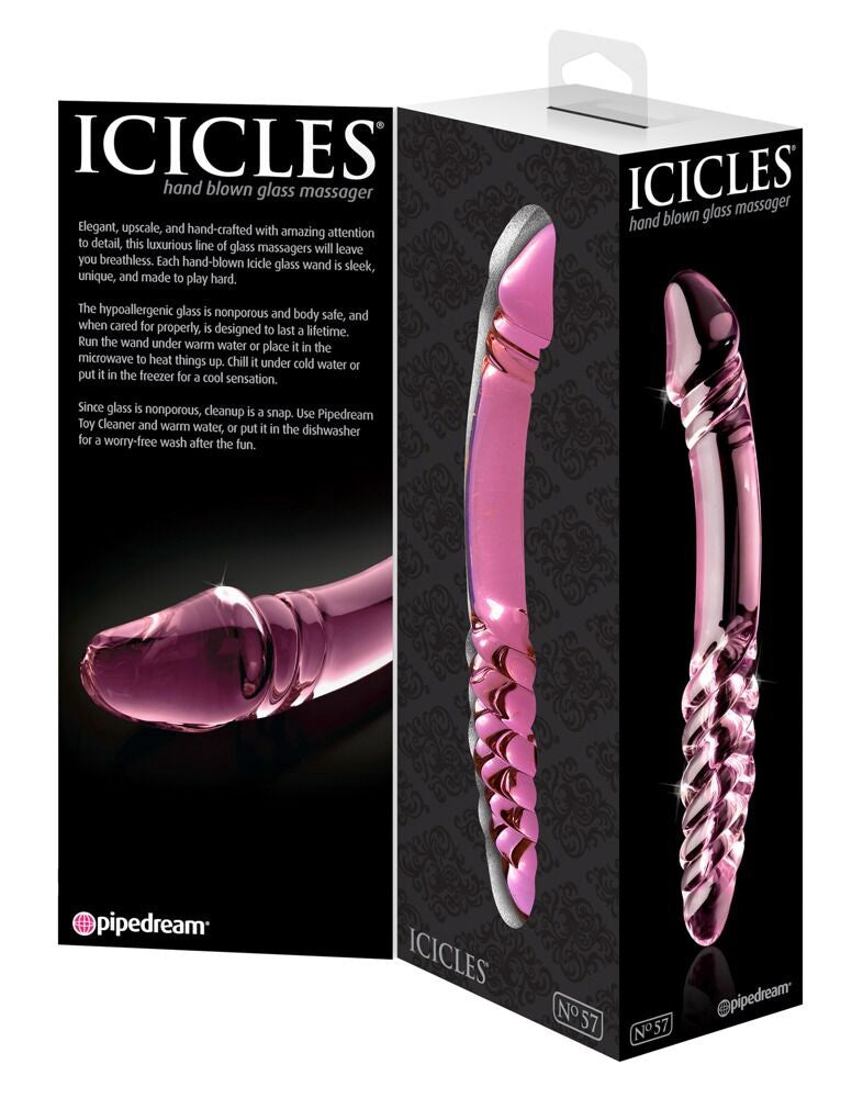 Icicles Glass Dildo Pink No57
