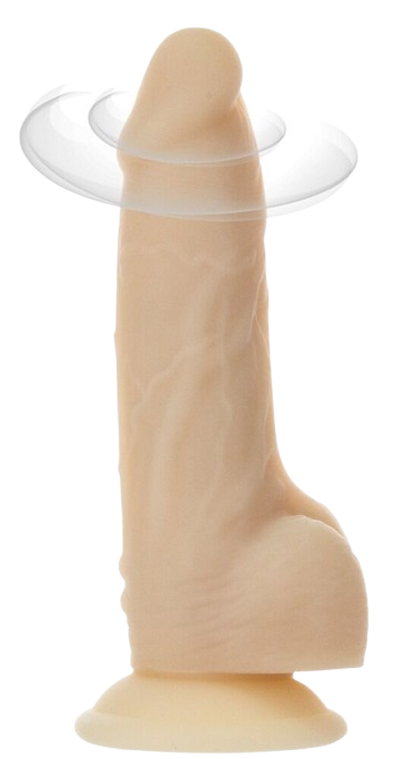 Naked Addiction 7"Roterende&Vibrerende Dildo