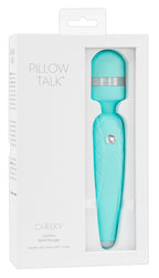 Pillow Talk - Cheeky Wand Vibrator - Teal