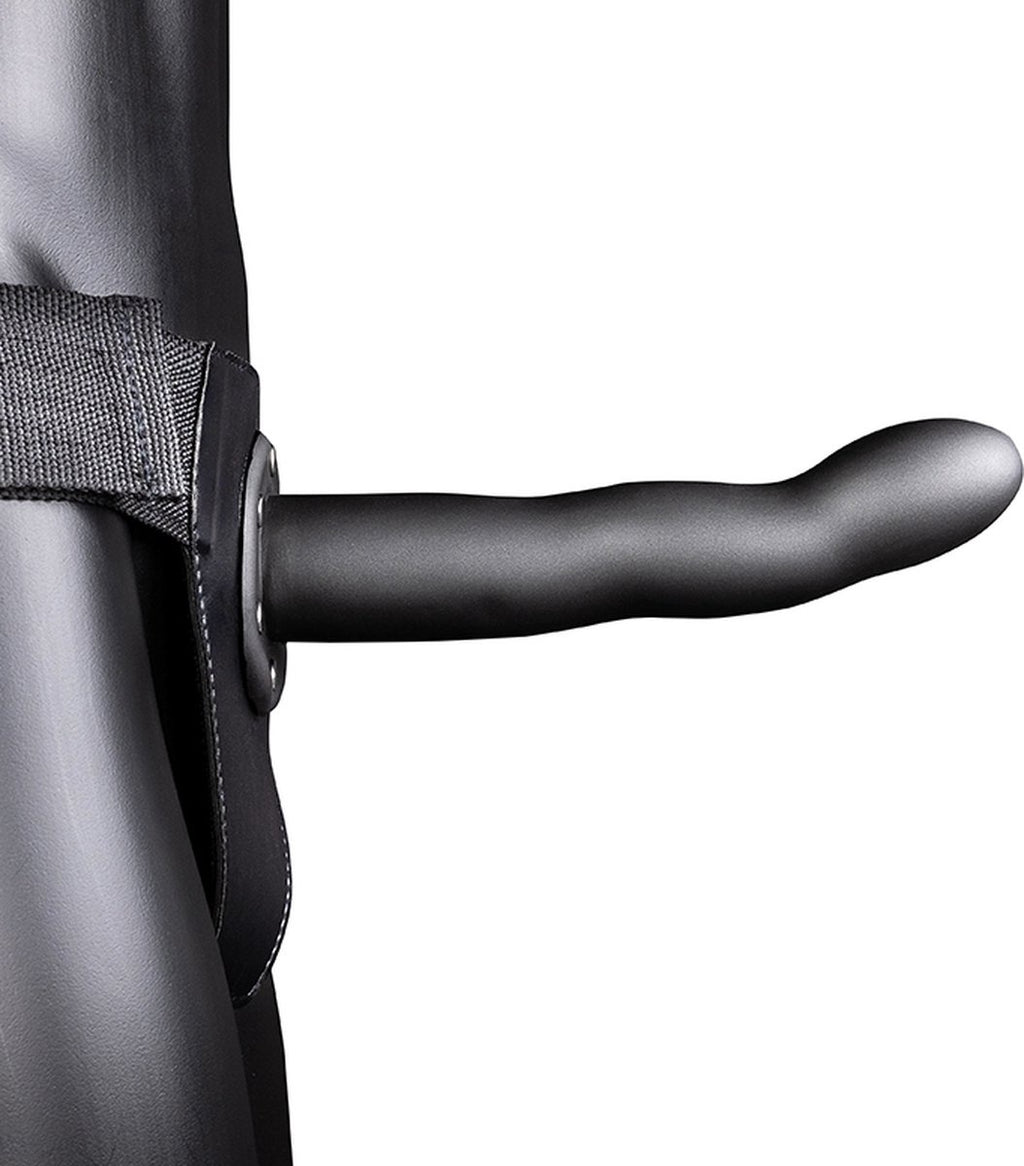Gebogen Holle Strap-On  8" / 20 cm Gunmetal