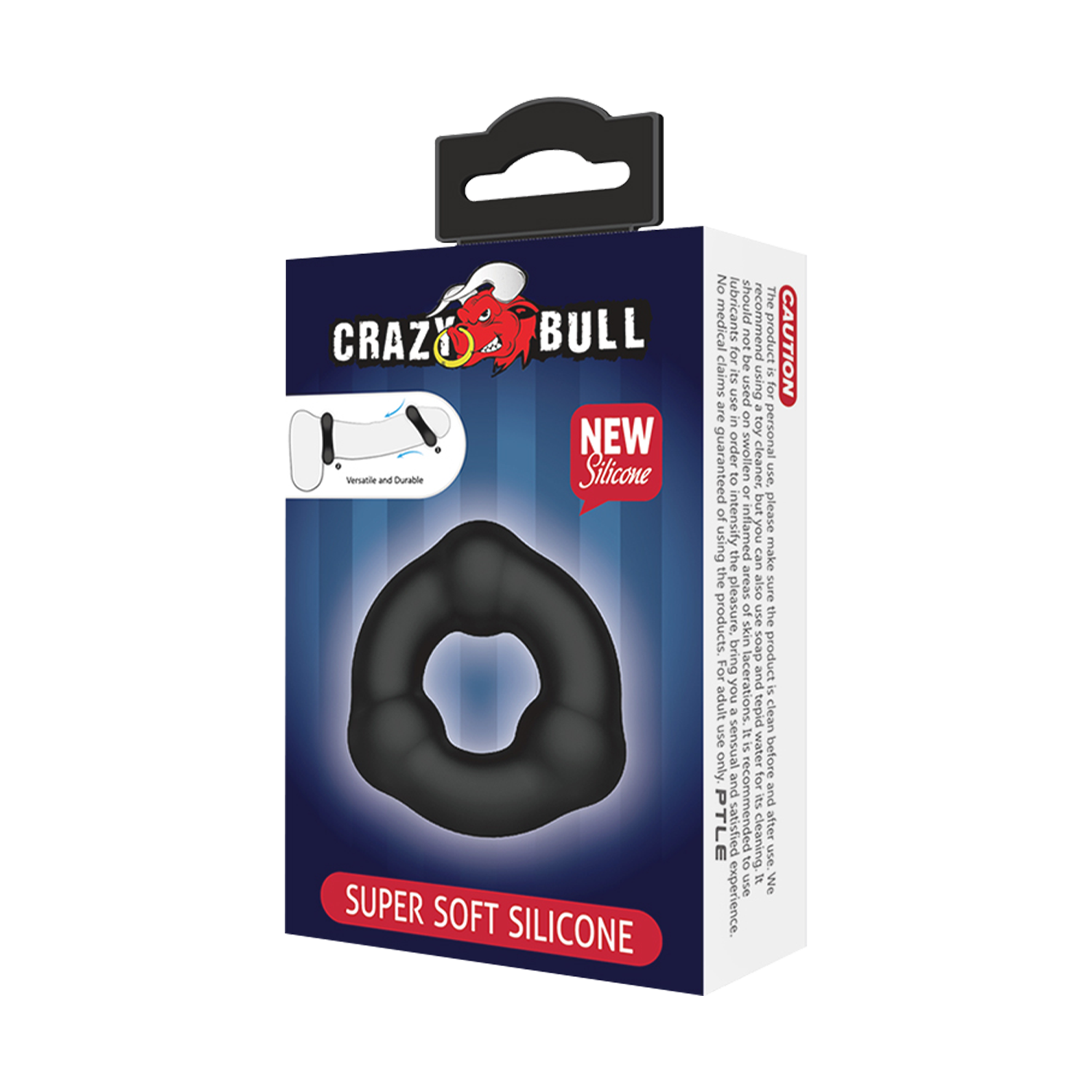 Crazy Bull - Super Soft Siliconen Ring - Model 7