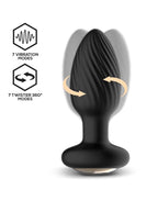 IY - Drago - Buttplug Vibratie, 360° Twister