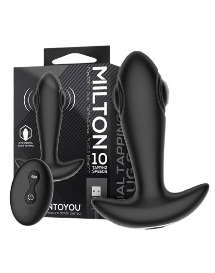 IY - Milton Anale plug met dubbele klopfunctie