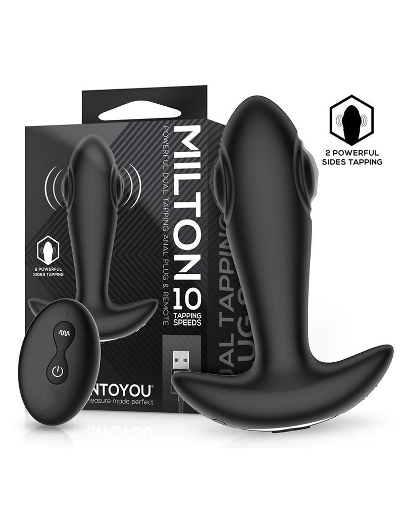 IY - Milton Anale plug met dubbele klopfunctie