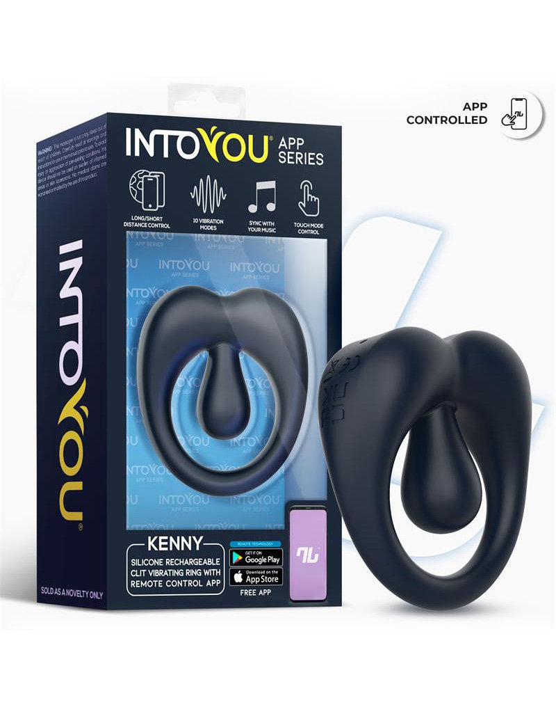 IY - Kenny - Penisring met clitorisstimulator en app