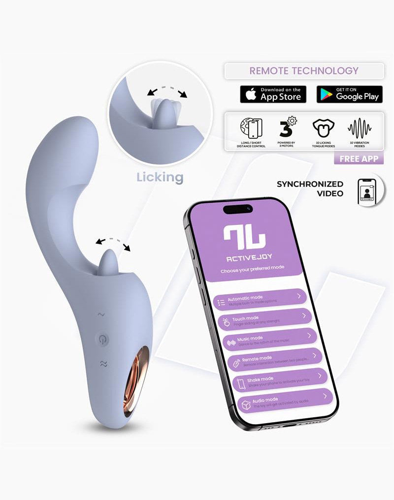 IY - Licky - Likkende tongvibrator met app