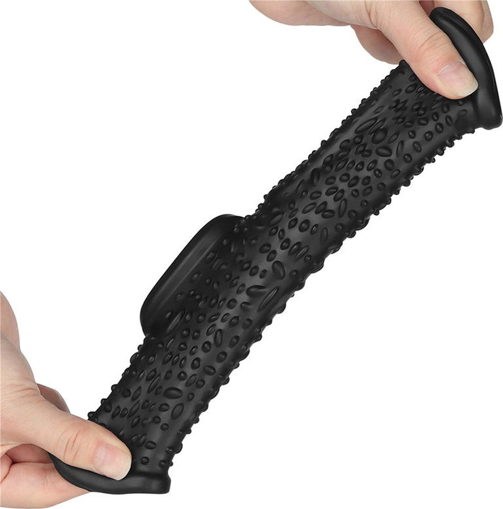LoveToy - Drip Knights Ring  Vibrerende Penis en Scrotum Sleeve - Ø 2,8 cm