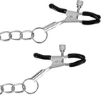O ring gag met tepelklemmen
