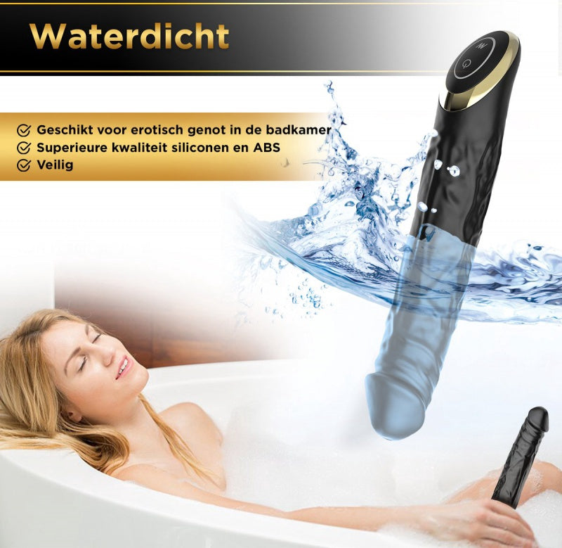 Vibby en reg Luxe Dildo Vibrators voor Vrouwen Realistisch - Dildo XXL -  en Oslash 31 mm 21 cm