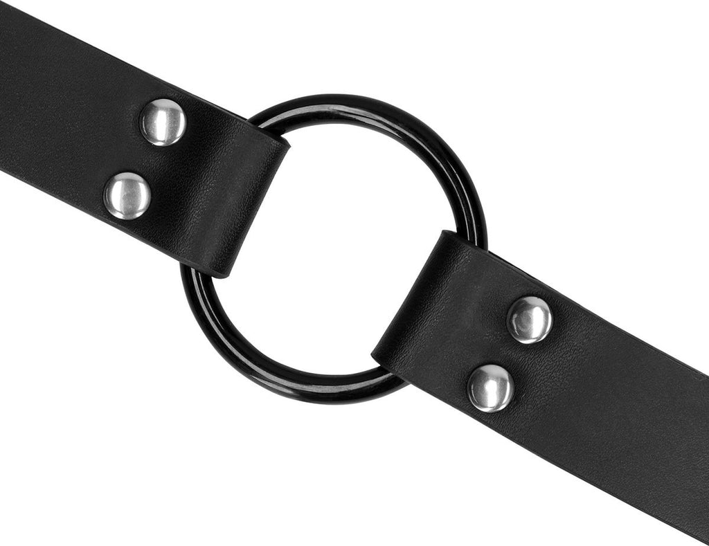 O ring gag met tepelklemmen