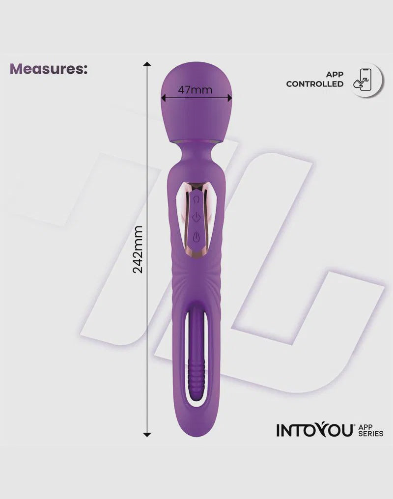 IY - Salma - Wand met draaiende tong (met app-bediening) - Paars
