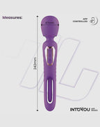 IY - Salma - Wand met draaiende tong (met app-bediening) - Paars