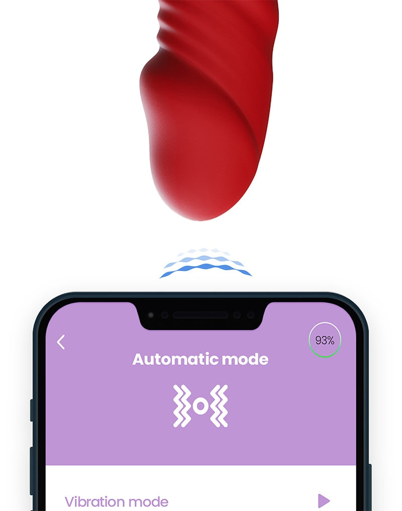 Y Ascen Rabbit Vibrator Stuwende en zwaaiende vibrator met app