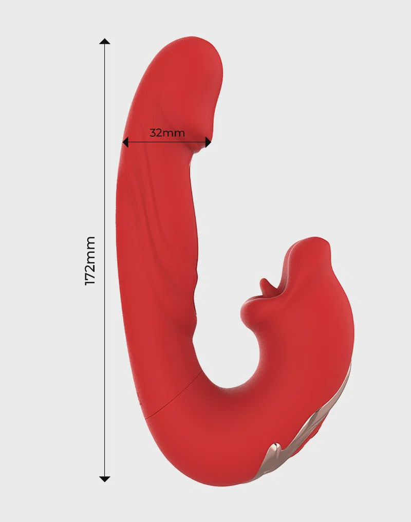 IY Mouty Biting & Flipping Rabbit Vibrator met App