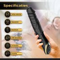 Vibby en reg Luxe Dildo Vibrators voor Vrouwen Realistisch - Dildo XXL -  en Oslash 31 mm 21 cm