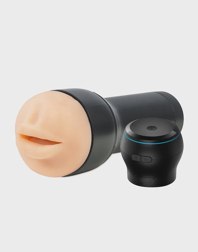 KIIROO - Powerblow en Feel Mouth Stroker Set - Zwart