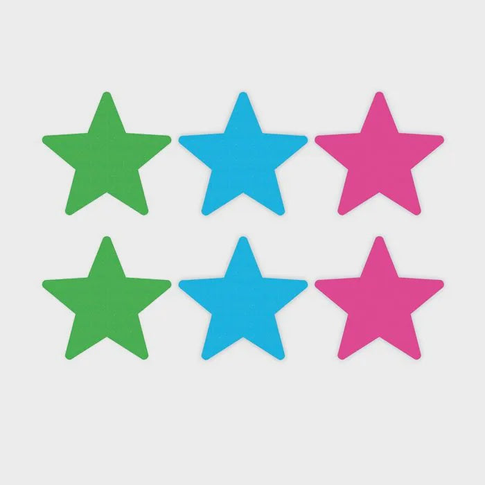 Peekaboos Neon Star Tepel Stickers
