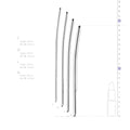 Sinner - Metalen Dilator Set 4-7mm - 4 Stuks