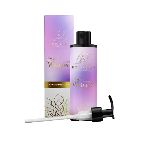 Bodygliss Whisper Lavender Massageolie Glijmiddel in 1
