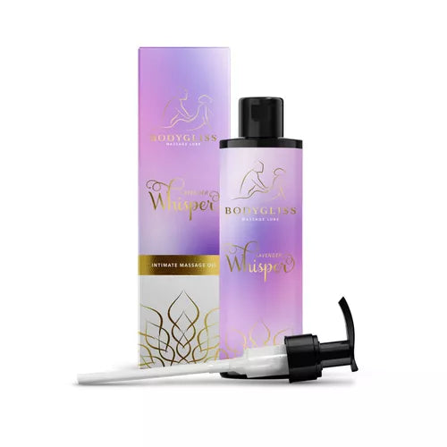 Bodygliss Whisper Lavender Massageolie Glijmiddel in 1