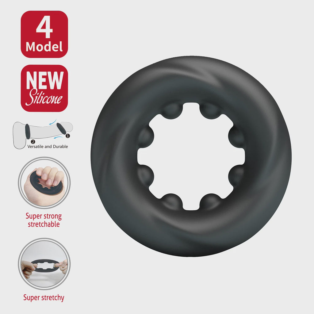 Crazy Bull Daquez Super Soft Siliconen ring - Model 4