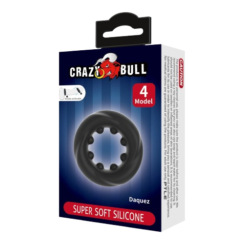 Crazy Bull Daquez Super Soft Siliconen ring - Model 4