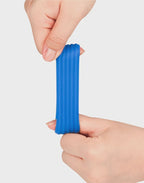 LoveToy  Pinnacle Pro  Deep Rib Grip Ring  Blauw