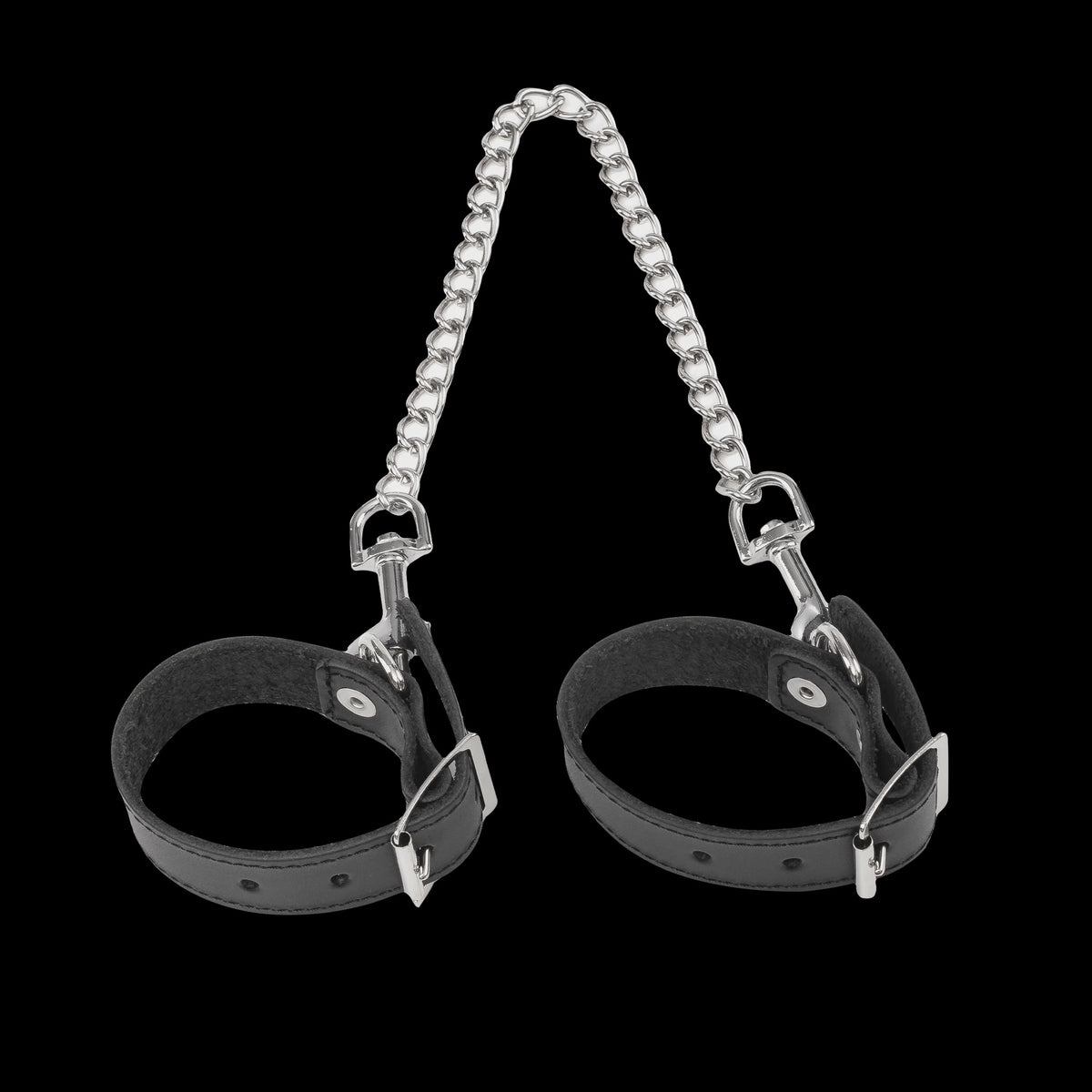 Rimba Lederen Handboeien met Afneembare Ketting