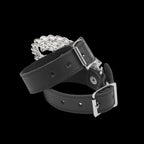 Rimba Lederen Handboeien met Afneembare Ketting