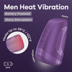 Satisfyer - Battery Series - Men Heat - Masturbator - Paars