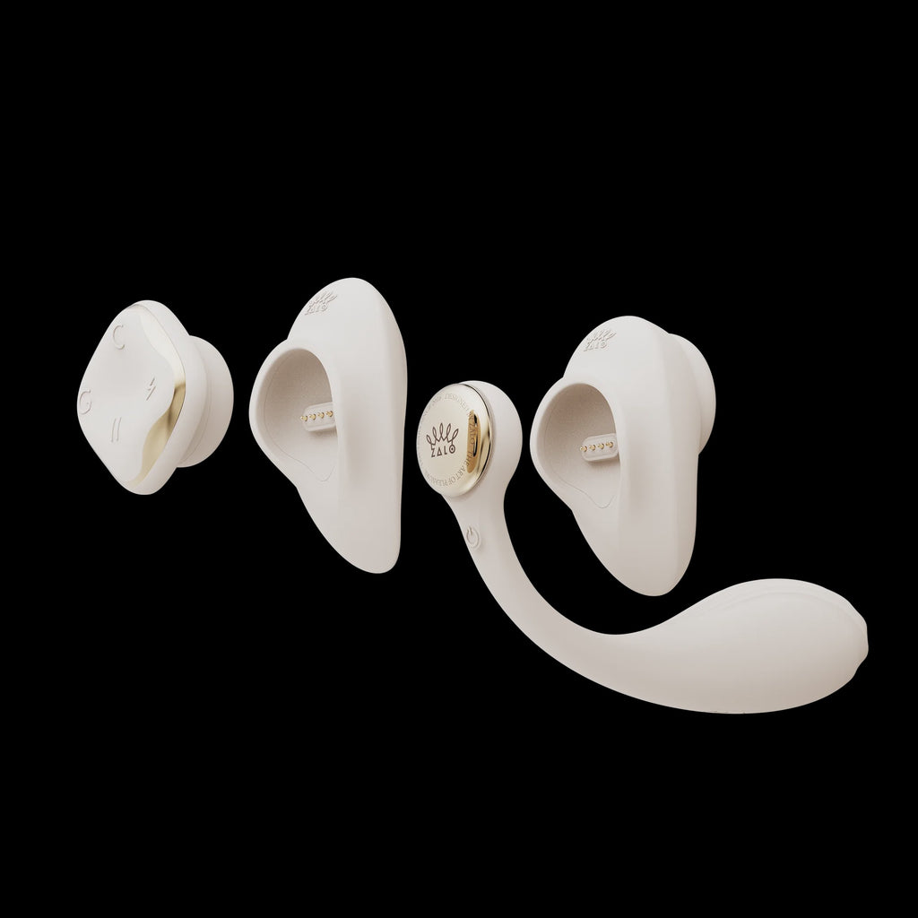 ZALO - Deya - Draagbare vibrator – Ivoorwit