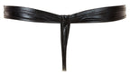 Svenjoyment Heren Slip Wetlook Zwart Met Swell Fuctie