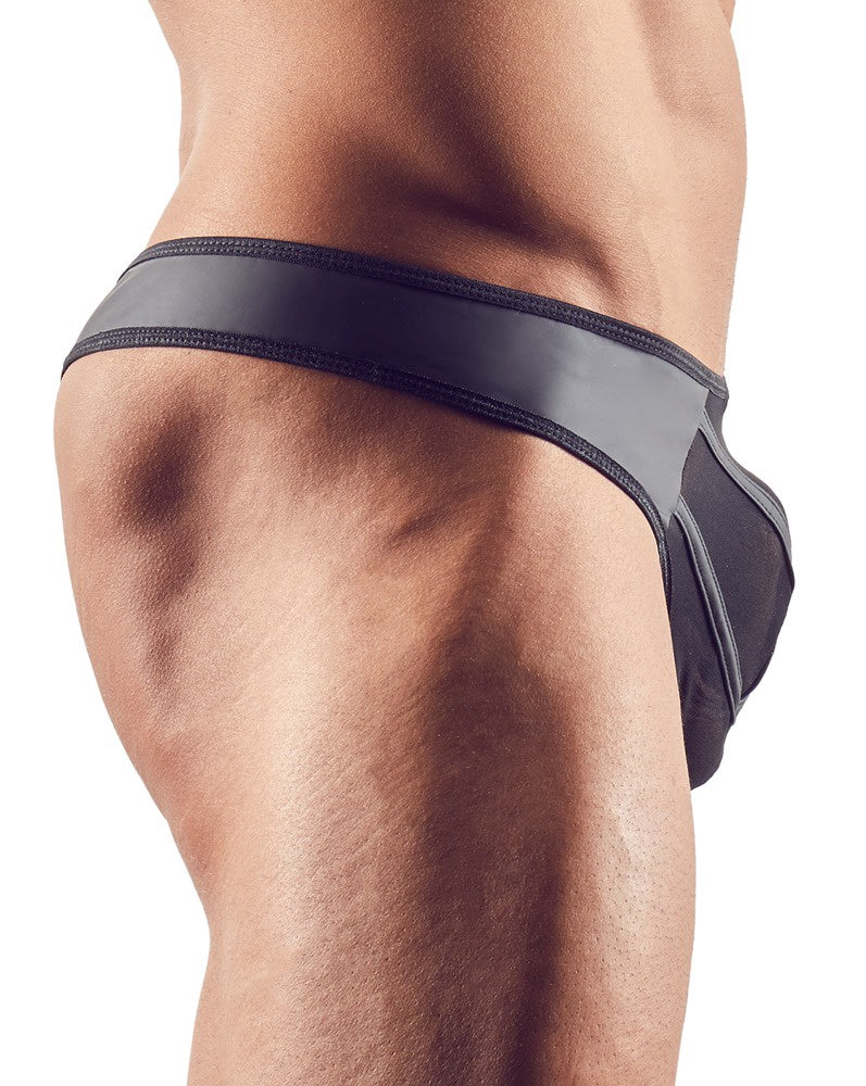 Trendy Herenslip met Transparant Kruis