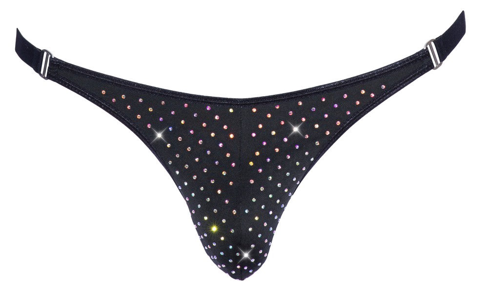 Glitter String met Diamantjes voor Mannen